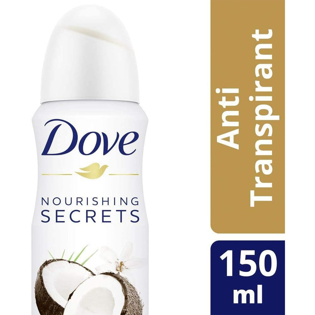 Dove Nourishing Secrets Anti-Perspirant Deodorant Spray, Coconut and J –  ShopBobbys