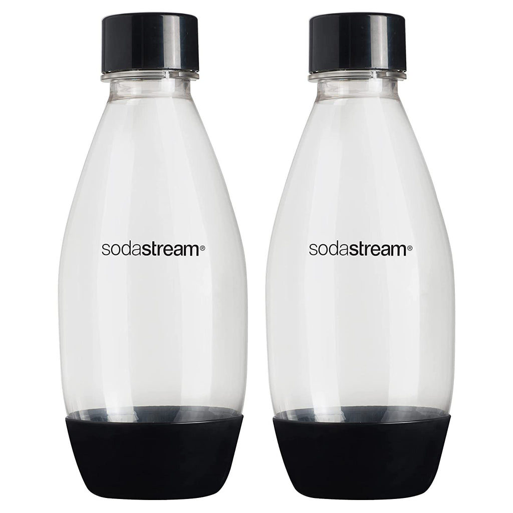 SodaStream 0.5L Slim Dishwasher Safe Bottles Twin Pack - White