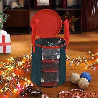 Simplify 8 Compartment Hanging Holiday Gift Wrap Organizer