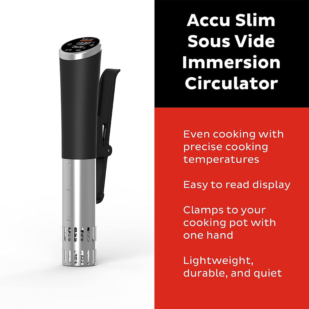 Instant Pot Accu Slim Sous Vide Immersion Circulator, 800W Precision C –  ShopBobbys