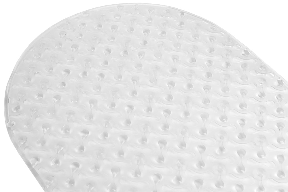 SlipX Solutions Bubble Bath Mat Clear