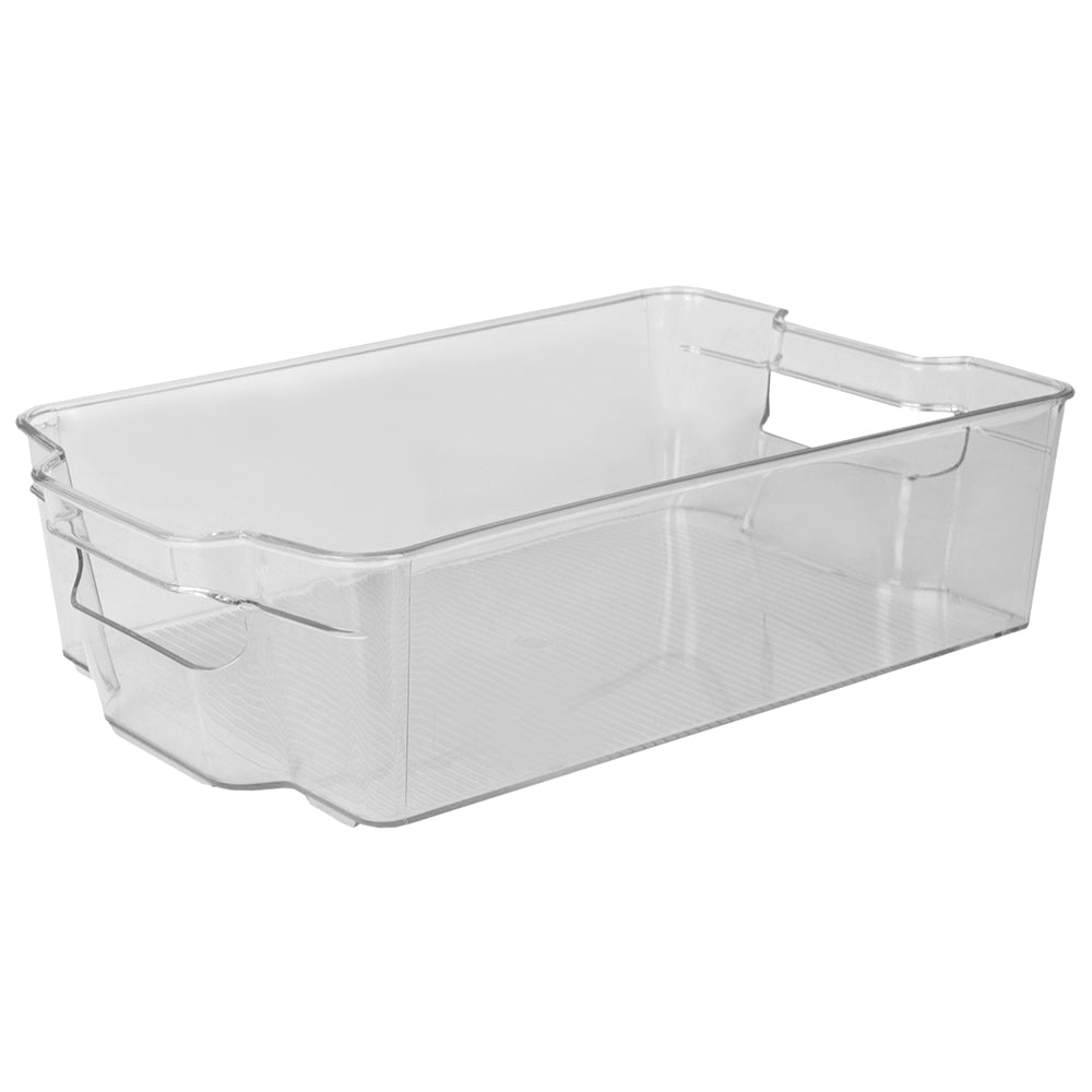 Kitchen Details 2 Pack Slim Refrigerator Storage Bins