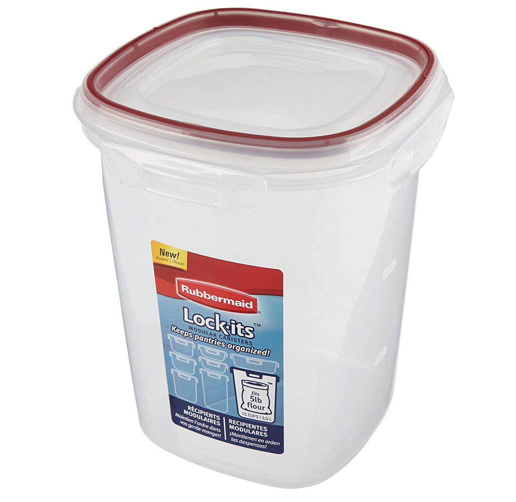 Rubbermaid Containers + Lids, Extra Deep Squares, 7 Cups