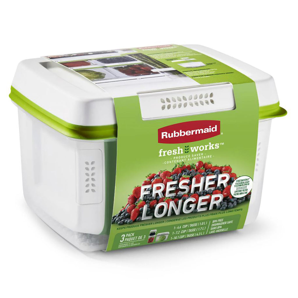 Rubbermaid FreshWorks Produce Saver, 18.1 Cup