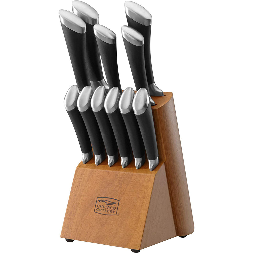 Chicago Cutlery Fusion 12-Piece Forged Premium Knife Block Set with St –  ShopBobbys