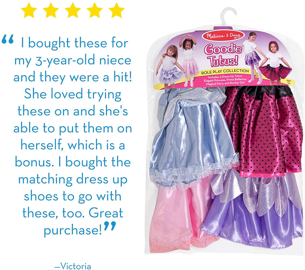 Melissa & Doug Role Play Collection, Goodie Tutus, Ages 3-6 ShopBobbys Melissa & Doug Role Play Collection, Goodie Tutus, Ages 3-6 ShopBobbys