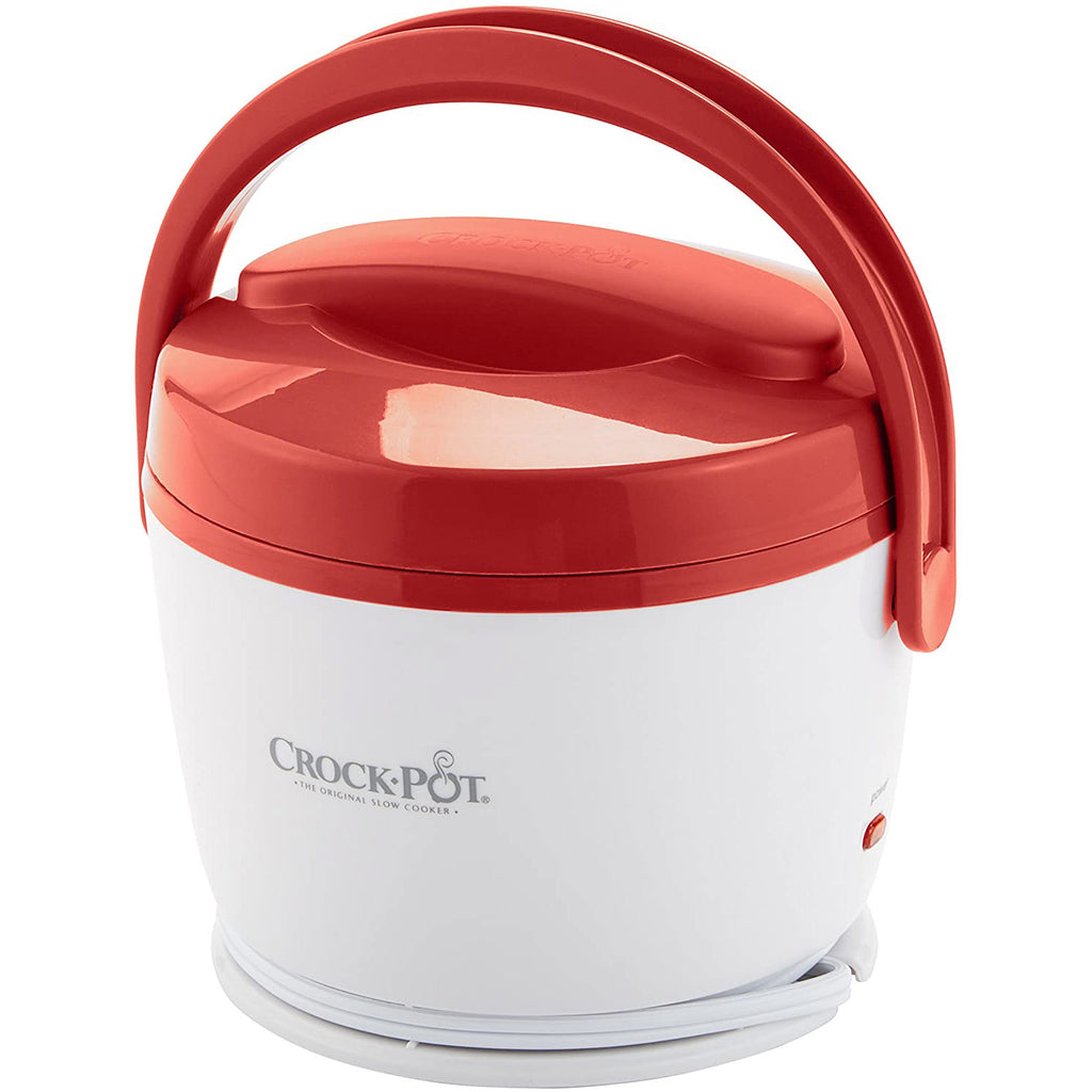 Crock-Pot Stainless Steel Lunch Crock Food Warmer, Red-White, 20 Ounce –  ShopBobbys