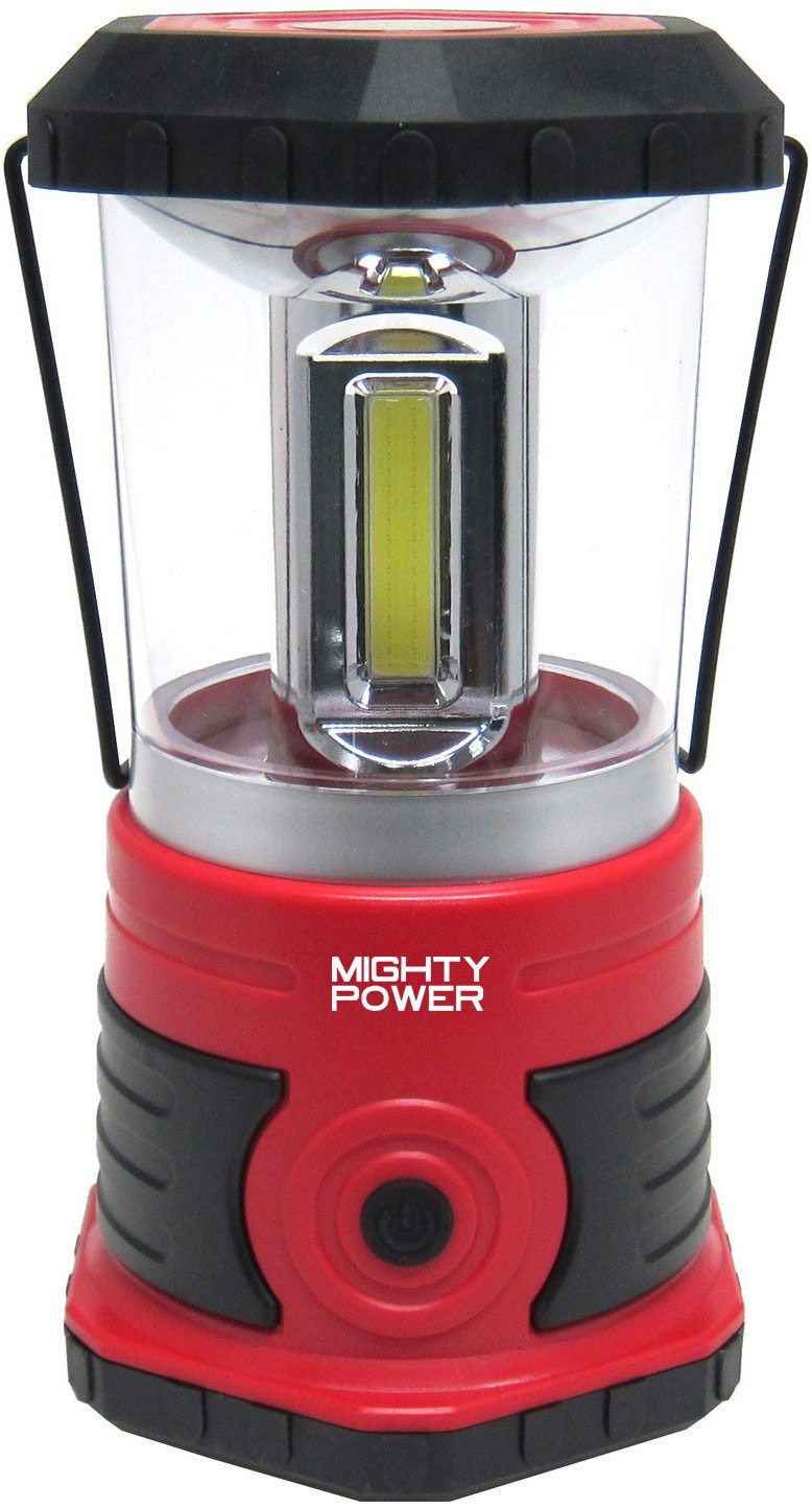 LED Camping Lantern, COB Battery Lantern 4D Batteries Powered