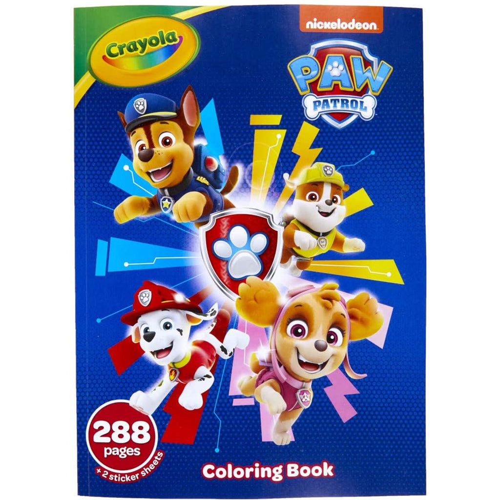 ⭐CRAYOLA Paw Patrol coloring book and stickers - buy in the online store  Familand