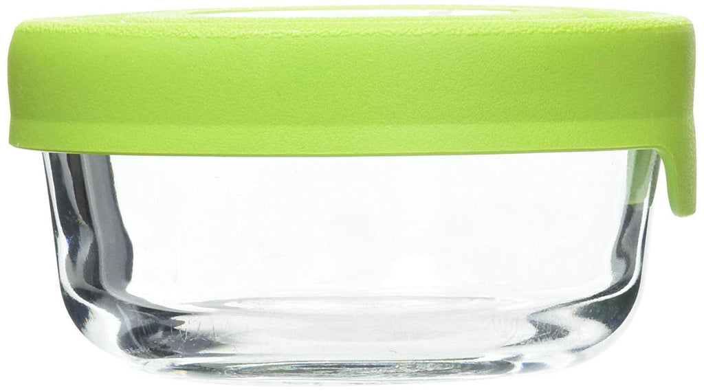 Anchor Hocking TrueSeal 1-Cup Glass Food Storage Container with Airtight  Lid, Green