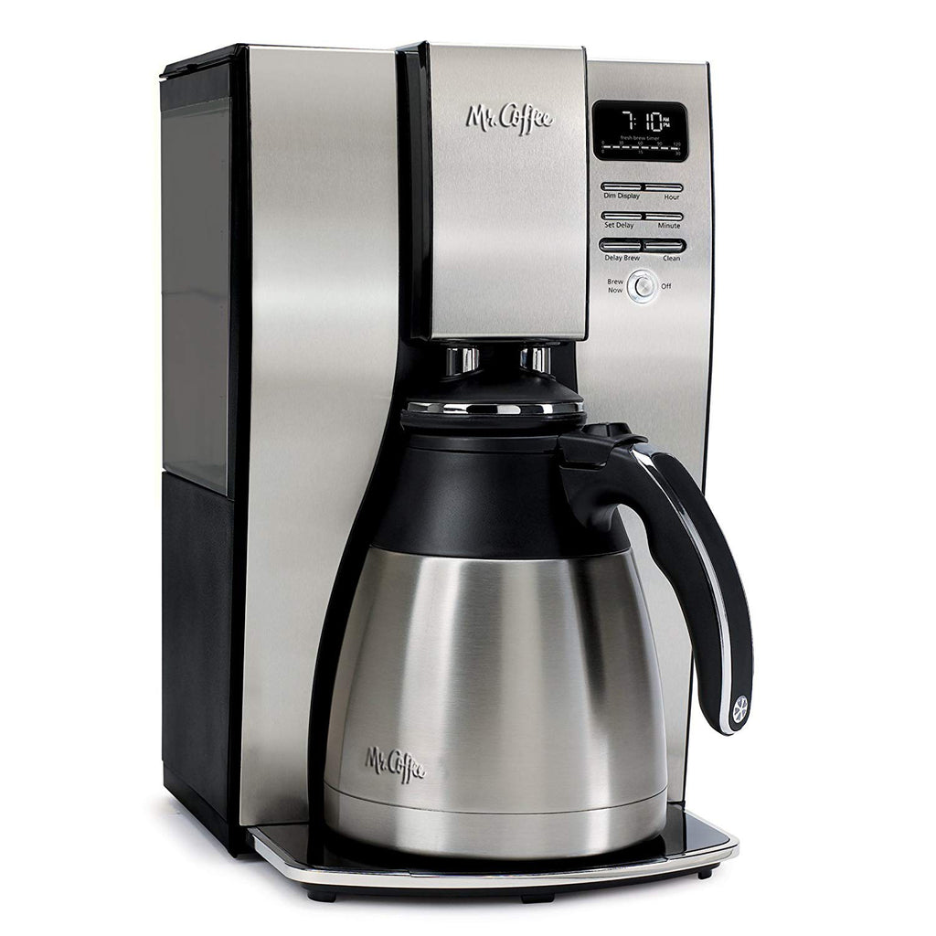 Mr. Coffee Optimal Brew Thermal Coffee Maker, 10 Cups, Stainless Steel –  ShopBobbys