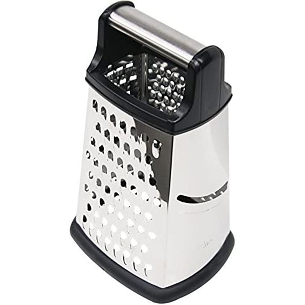 24 Bulk Home Basics 4 Sided Stainless Steel Cheese Grater With