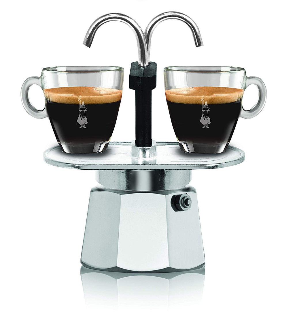 Bialetti 2 Cups Mini Express LICHTENSEIN Stovetop Espresso Maker