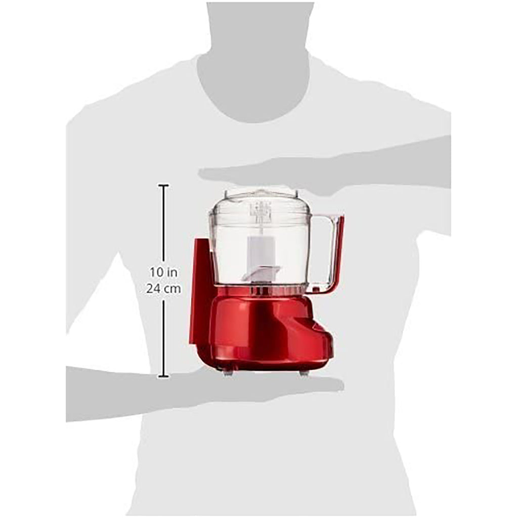 Cuisinart Mini-Prep Plus 3-Cup Food Chopper, Metallic Red 
