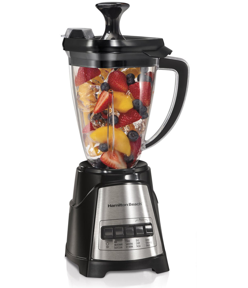 Hamilton Beach 58159 2-in-1 Multiblend Blender And Chopper, Black, 6 C –  ShopBobbys