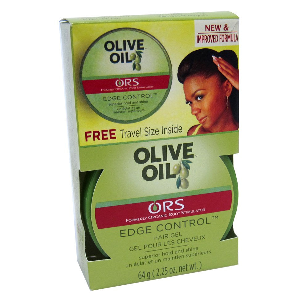 ORGANIC ROOT Stimulator Olive Oil Edge Control Hair Gel, 2.25