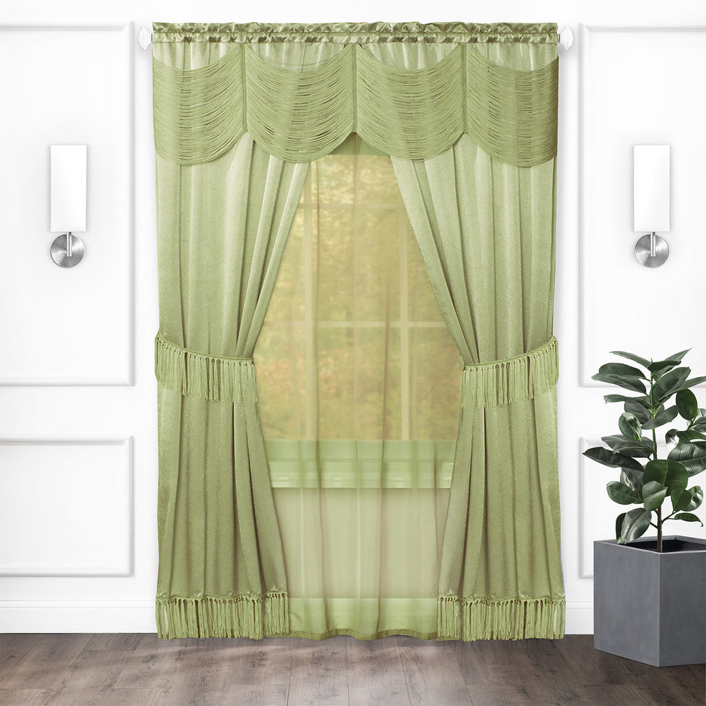 Park Avenue Collection Halley 6 Piece Set - 56x84 - Taupe main image 0