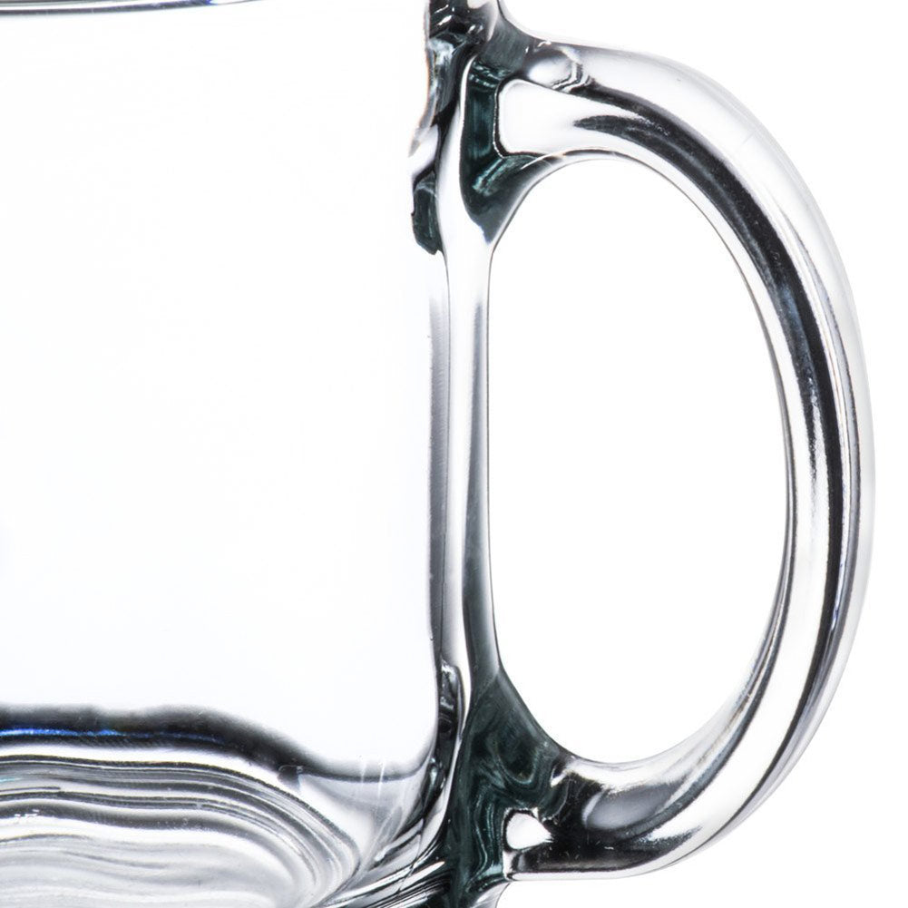 Libbey Robusta Glass Mugs, Set of 4,13 ounce
