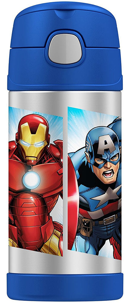 Thermos FUNtainer Marvel Avengers Bottle, Blue, 12 Ounces – ShopBobbys