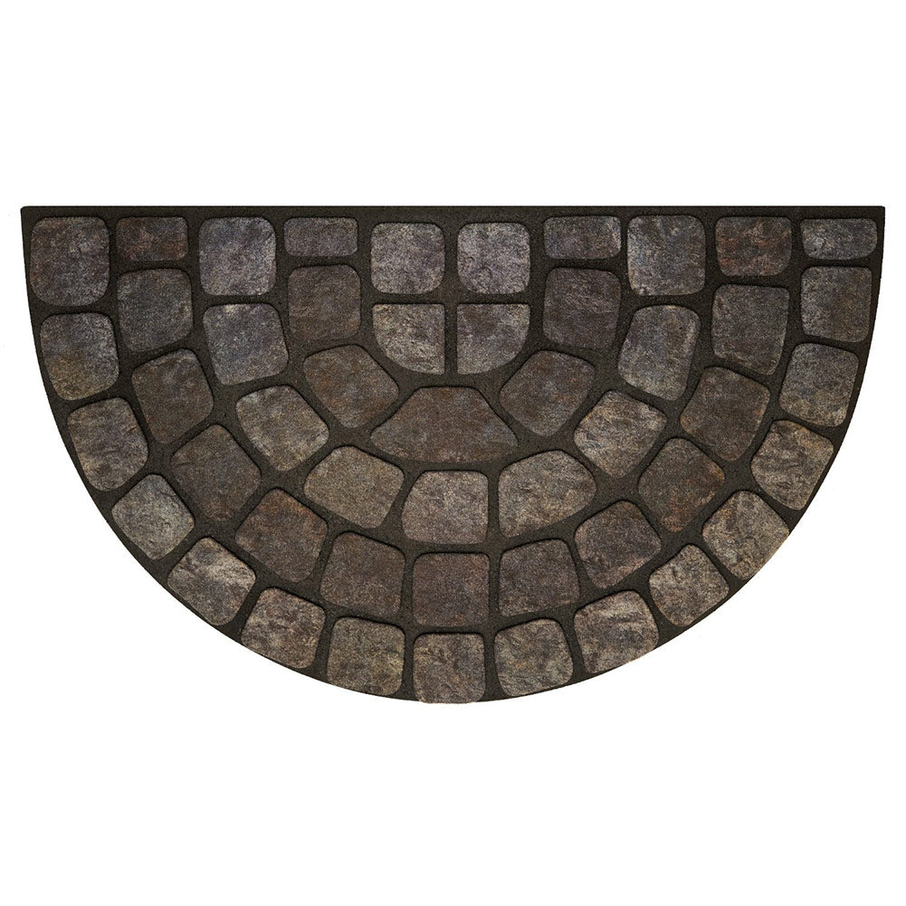  Wrought Iron Rubber Door Mat, Ironworks - 18 Inch