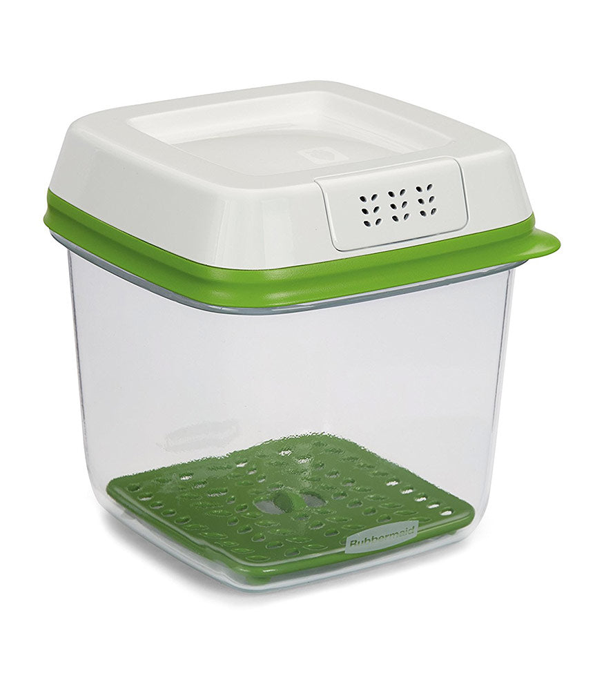 Rubbermaid FreshWorks Saver, Large Produce Storage Container, 18.1-Cup,  Clear