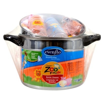 evenflo bottle set Evenflo Zoo Friends Bottle Cleaner Gift Set – ShopBobbys