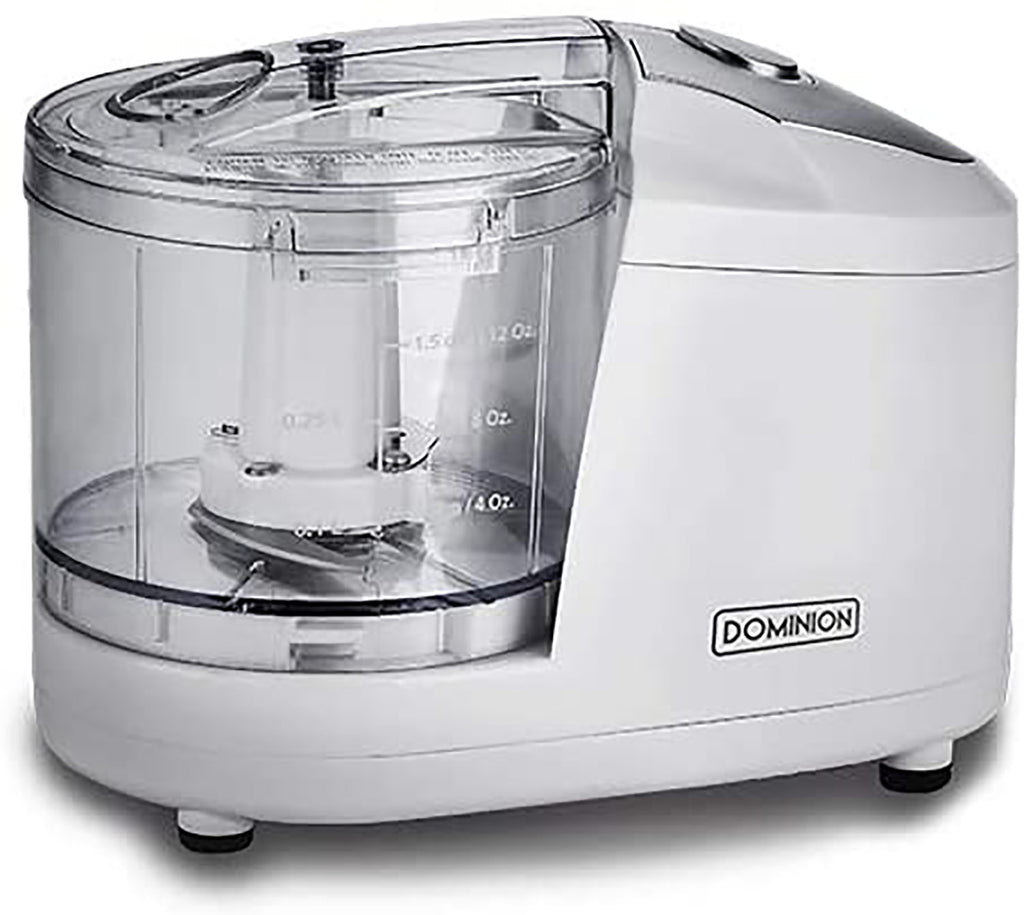 Black+Decker One-Touch HC150W 1.5-Cup Electric Food Chopper, White