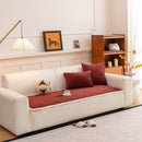 29 of 47:Thickened Crystal Velvet Sofa Cover, Non-Slip Quilted Couch Protector for Pets & Kids 