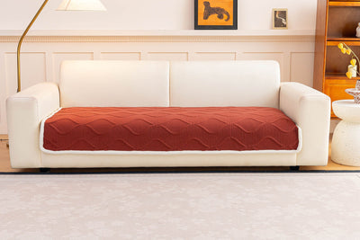 31 of 47:Thickened Crystal Velvet Sofa Cover, Non-Slip Quilted Couch Protector for Pets & Kids 