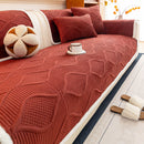 24 of 47:Thickened Crystal Velvet Sofa Cover, Non-Slip Quilted Couch Protector for Pets & Kids 
