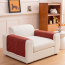 43 of 47:Thickened Crystal Velvet Sofa Cover, Non-Slip Quilted Couch Protector for Pets & Kids 