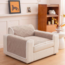 45 of 47:Thickened Crystal Velvet Sofa Cover, Non-Slip Quilted Couch Protector for Pets & Kids 