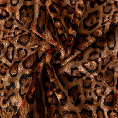 18 of 26:Leopard Print Flannel Sofa Throw Cover, Soft Couch Protector for Pets, Kids & Home 