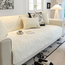 6 of 29:Plush Quilted Padded Sofa Cover, Non-Slip Seashell Couch Protector for Pets & Kids 