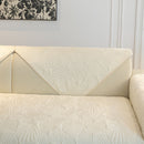 14 of 29:Plush Quilted Padded Sofa Cover, Non-Slip Seashell Couch Protector for Pets & Kids 