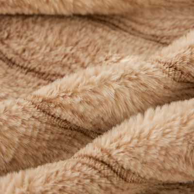 20 of 40:Plush Faux Rabbit Fur Sofa Cover, Warm Non-Slip Couch Protector for Leather Sofas 
