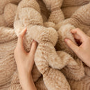 22 of 40:Plush Faux Rabbit Fur Sofa Cover, Warm Non-Slip Couch Protector for Leather Sofas 