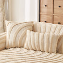 12 of 30:Cozy Plush Sofa Topper with Raised Wave Texture, Non-Slip Furniture Protector Cover 