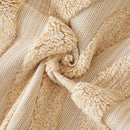 7 of 30:Cozy Plush Sofa Topper with Raised Wave Texture, Non-Slip Furniture Protector Cover 