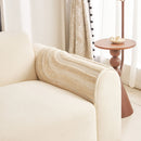 22 of 30:Cozy Plush Sofa Topper with Raised Wave Texture, Non-Slip Furniture Protector Cover 