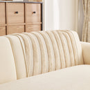 21 of 30:Cozy Plush Sofa Topper with Raised Wave Texture, Non-Slip Furniture Protector Cover 