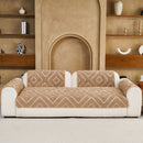 2 of 29:Thick Sherpa Sofa Protector Cover, Warm Plush Couch Cover for Seat, Backrest & Armrest 
