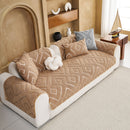 4 of 29:Thick Sherpa Sofa Protector Cover, Warm Plush Couch Cover for Seat, Backrest & Armrest 