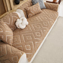 6 of 29:Thick Sherpa Sofa Protector Cover, Warm Plush Couch Cover for Seat, Backrest & Armrest 