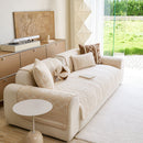 6 of 33:Thickened Plush Sofa Cover, Textured Geometric Couch Protector with Non-Slip Backing 