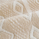 18 of 33:Thickened Plush Sofa Cover, Textured Geometric Couch Protector with Non-Slip Backing 