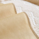20 of 33:Thickened Plush Sofa Cover, Textured Geometric Couch Protector with Non-Slip Backing 