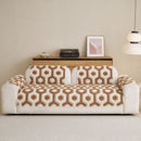28 of 30:Sherpa Fleece Geometric Sofa Cover, Non-Slip Warm Couch Protector for Pets & Kids 