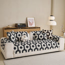 6 of 30:Sherpa Fleece Geometric Sofa Cover, Non-Slip Warm Couch Protector for Pets & Kids 