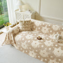 20 of 28:Plush Floral Sofa Throw Cover, Thick Soft Couch Protector Throw Couch for Dogs, Kids 
